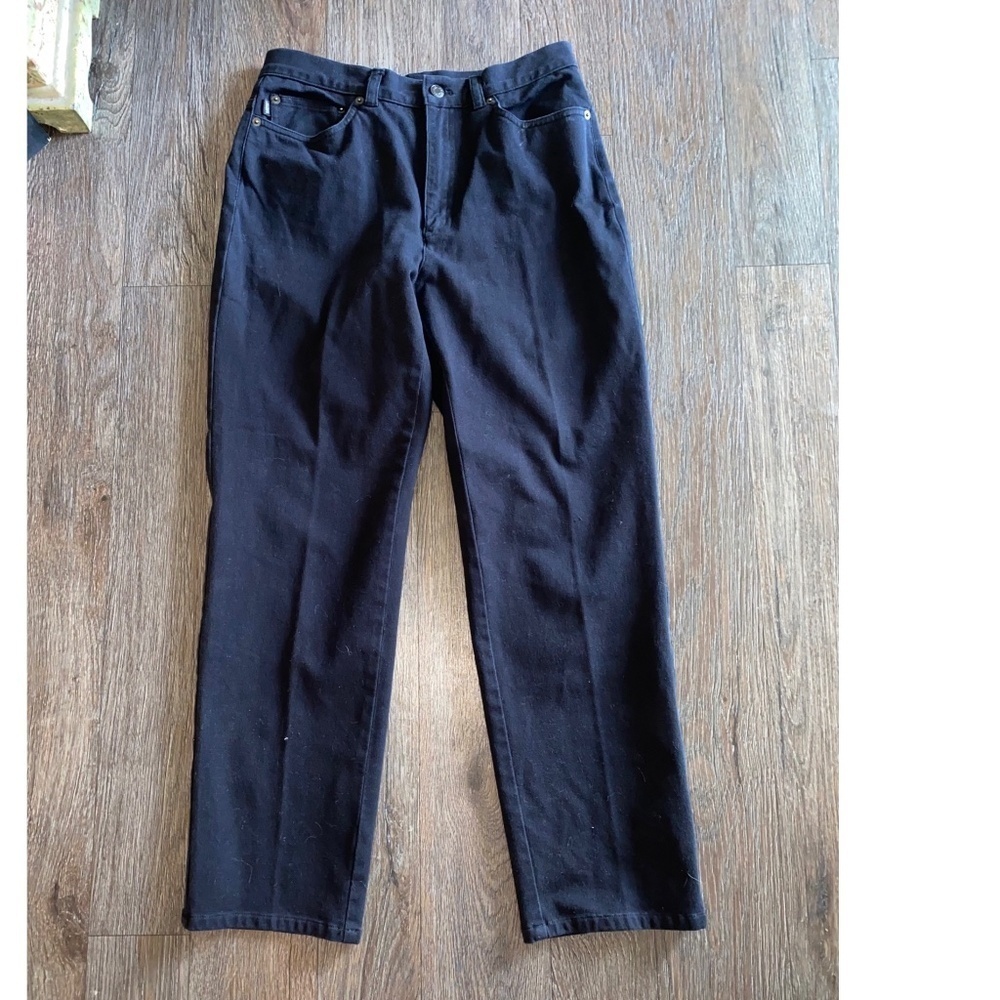 Ralph Lauren jeans size 10 petite black jeans